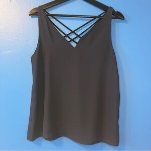 Express Navy Blue Camisole With Strap Detail